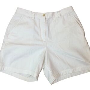 Ralph Lauren white cotton shorts